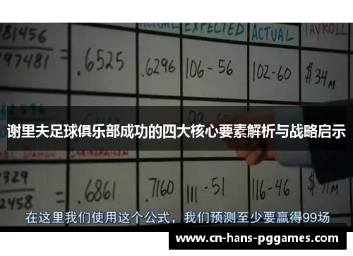 谢里夫足球俱乐部成功的四大核心要素解析与战略启示